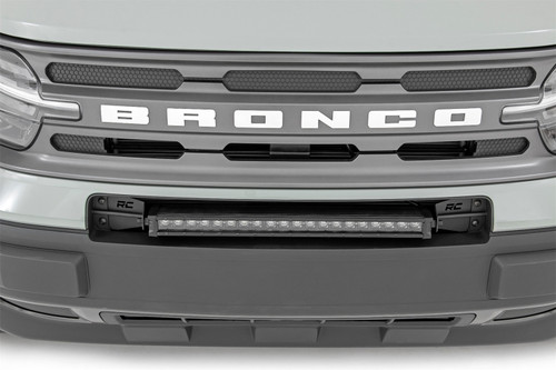 Rough Country 71036 - LED Light Kit - Bumper Mount - 20 inch Black Single Row - Ford Bronco Sport (21-24)