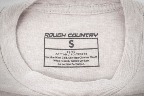 Rough Country 84086XLG - T-Shirt - Logo - Grey - XL