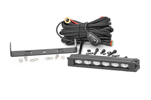 Rough Country 92018 - LED Light Kit - Rear Mount - 6 inch Black Slimline - Honda Foreman 500