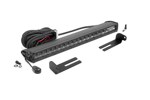Rough Country 92006 - LED Light - Under Bed Mount - 20 inch Black Single Row - Honda Pioneer 1000/1000-5