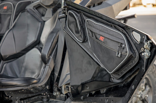 Rough Country 93070 - Storage Bags - Front Door - Polaris RZR PRO
