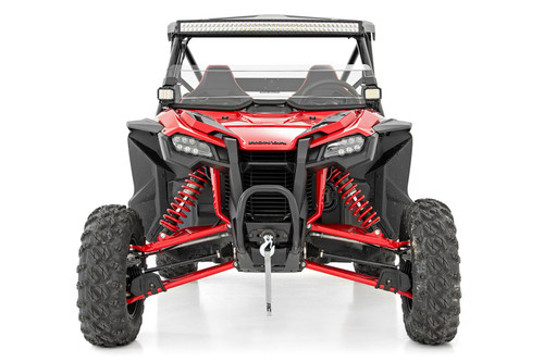 Rough Country 98182021A - Half Windshield - Scratch Resistant - Honda Talon 1000