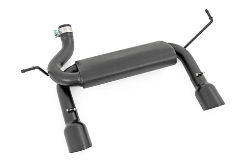Rough Country 96002A - Performance Exhaust - Dual Outlet - Jeep Wrangler JK/Wrangler Unlimited (07-18)