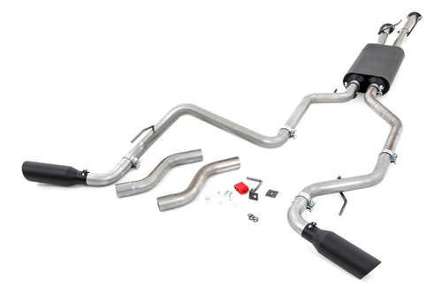 Rough Country 96012 - Performance Cat-Back Exhaust - Stainless - 4.6L/5.7L - Toyota Tundra (09-21)