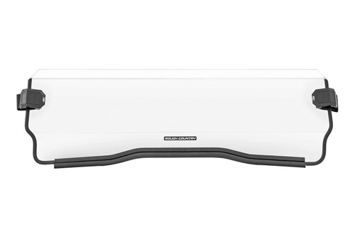 Rough Country 98102011A - Half Windshield - Scratch Resistant - Polaris RZR Pro/Turbo R