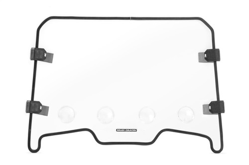 Rough Country 98292010 - Vented Full Windshield - Scratch Resistant - Polaris RZR
