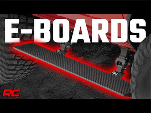 Rough Country PSR51330 - Power Running Boards - Dual Electric Motor - 4 Door - Ford Bronco 4WD (21-24)