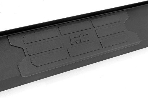 Rough Country SRB01900B - HD2 Aluminum Running Boards - Crew Cab - Chevy/GMC 1500/2500HD/3500HD (19-24)