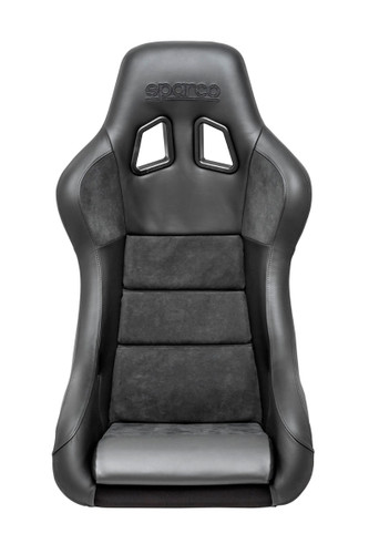 Sparco 008012RPNR - Seat QRT Performance Leather/Alcantara Black (Must Use Side Mount 600QRT)
