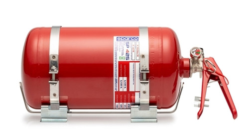 Sparco 014772MSL - 4.25 Liter Mechanical Steel Extinguisher System