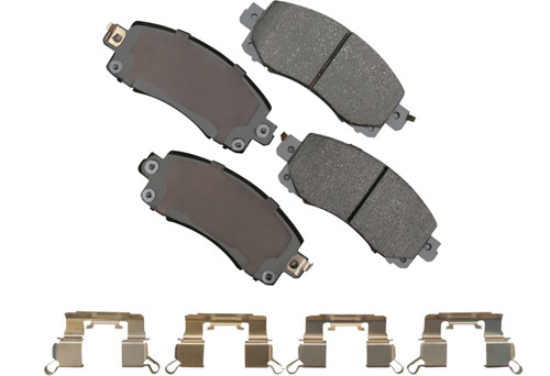 Akebono ACT2045 - Brake Pads - ProAct Ultra-Premium - Front - Hardware Included - Various Subaru Applications 2017-22 - Set of 4