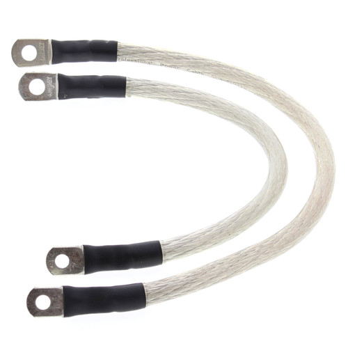 All Balls Racing 79-3004 - 89-94 Harley FXLR Low Rider Custom Battery Cable Kit Clear