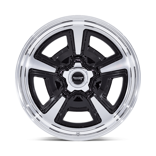 American Racing Wheels VN517BD18908500 - Vn517 Marauder 18X9 Gloss Black Machined W/ Diamond Cut Lip