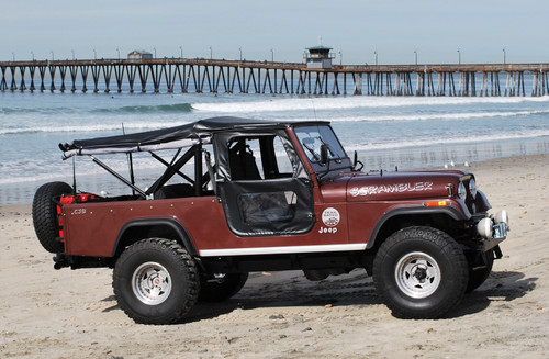 Bestop 51405-01 - Tigertop Jeep Soft Top For Jeep 1955-1975 CJ5 Black Crush