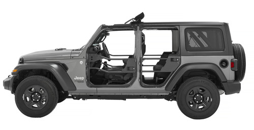 Bestop 51741-01 - Jeep Tube Doors HighRock 4x4 Element Doors For Jeep 2020-2024 Gladiator Rear Matte Black Bestop 51741-01 - Jeep Tube Doors HighRock 4x4 Element Doors For Jeep 2020-2024 Gladiator Rear Matte Black