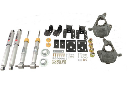 Belltech 992SP - LOWERING KITS  Front And Rear Complete Kit W/ Street Performance Shocks 2014-2015 Chevrolet Silverado/Sierra (All Cabs) 2wd 3 in.or 4 in. F/ 5 in.or 6 in. R w/ Street Performance Shocks