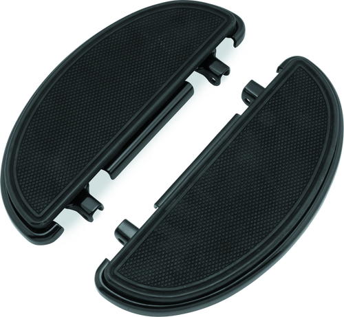 Bikers Choice 480623 - 82-20 FLH FLT 86-17 FLST Black Half-Moon Floorboard Kit