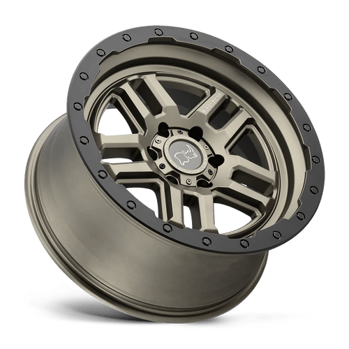 Black Rhino Wheels 2085BTW305127Z71 - Barstow 20X8.5 Matte Bronze W/ Matte Black Ring