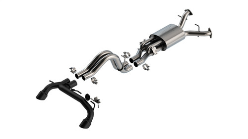 Borla 140934CB - 22-24 Ford Bronco Raptor V6 Turbo AT 2WD / 4WD ATAK Catback Exhaust w/ 4in Black Coated Tips