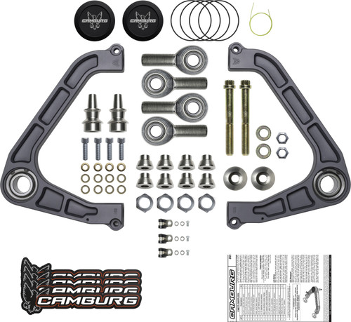 Camburg CAM-210099-GRY - Chevy/GMC 1500 2WD/4WD 19-23 KINETIK V2 Performance Billet Uniball Upper Arms