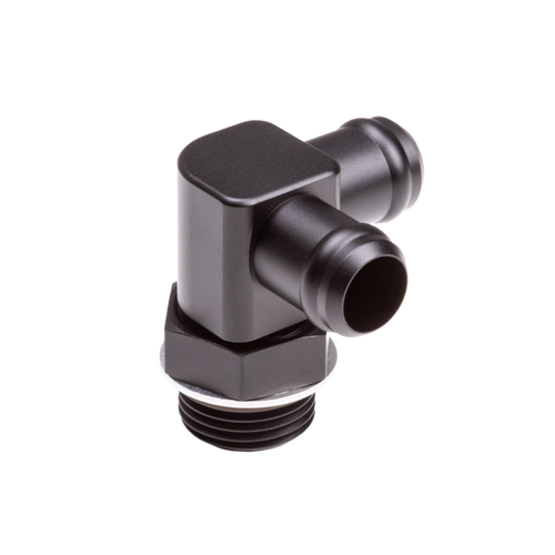 Chase Bays CB-10ANBARB-90L/A - 10AN ORB to 5/8 Hose Barb 90 Deg L Fitting