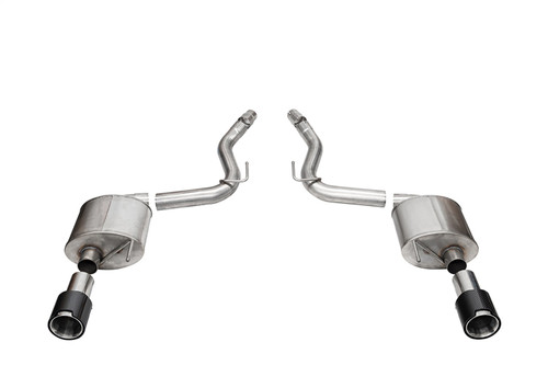 Corsa Performance 21257CF - Touring Axle-Back Exhaust System