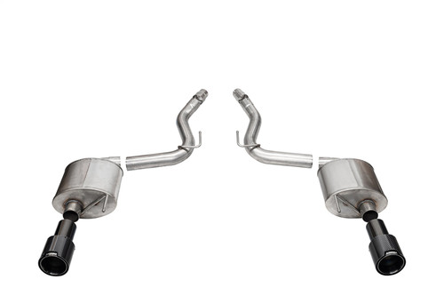 Corsa Performance 21257CFBLK - Touring Axle-Back Exhaust System
