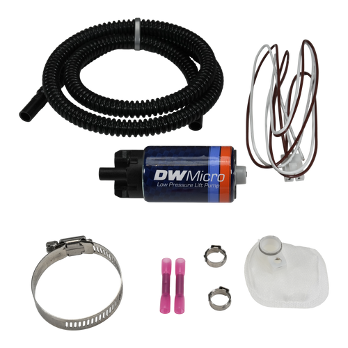 Deatschwerks 9-110-1070 - DW Micro Series 210lph Low Pressure Lift Fuel Pump w/ Universal Install Kit