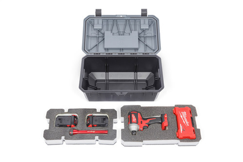 DECKED AD33 - Crossbox with customizable foam Inserts - gray lid