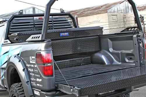 DEE ZEE DZ9170B - Deezee Universal Tool Box - Blue Crossover - Single Lid (Blk)