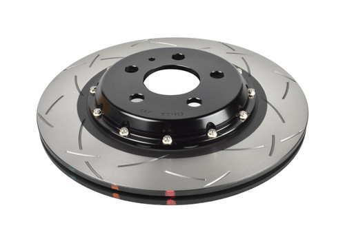 DBA DBA53943BLKS - 17-23 Tesla Model 3 Rear 5000 Series 2-Piece Slotted Rotor w/Black Hat DBA DBA53943BLKS - 17-23 Tesla Model 3 Rear 5000 Series 2-Piece Slotted Rotor w/Black Hat
