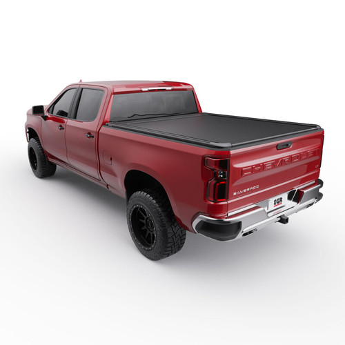 EGR RT040036E - 19-24 Chevrolet Silverado / 20-24 GMC Sierra 1500 6.5ft Bed RollTrac Electric Tonneau Cover