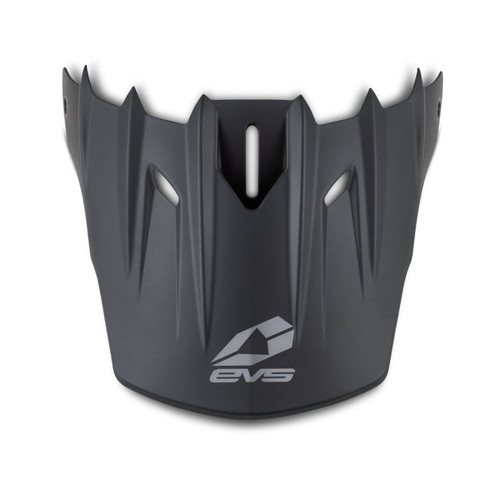 EVS HE20T5S-VSBK - T5 Solid Helmet Visor - Matte Blk