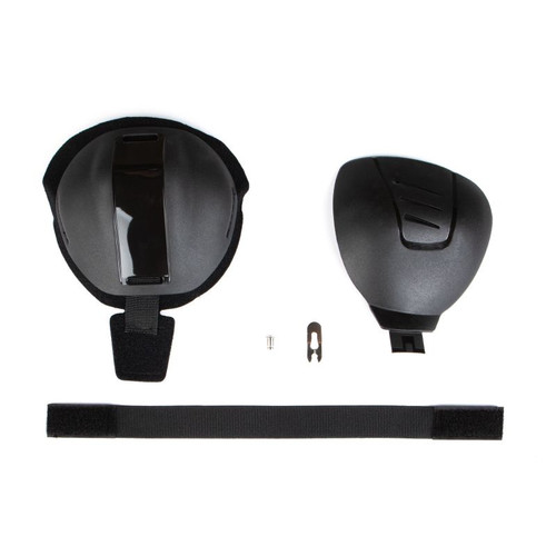 EVS KBRP-AX-LPC-S/M-KT - Axis Patella Cup Replacement(Strap/Liner/Left Cup/Hardware) Black - Small/Medium