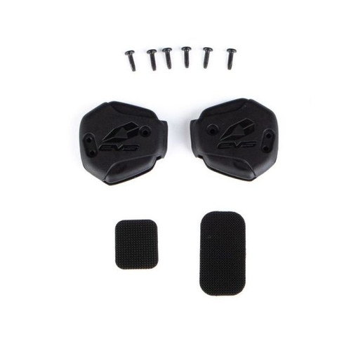 EVS KBRP-AX-HG-PK - Axis Hinge Cover Kit (2 - Inside and Outside) Black - One Size