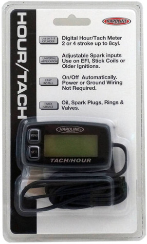 Hardline HR-8062-2 - Hour Tachometer Meter Up To 8 Cylinders