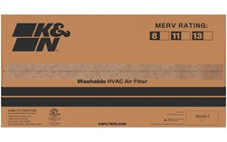 K&N HVC-8-11020 - HVAC Filter; 10 x 20 x 1, MERV 8