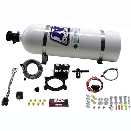 Nitrous Express 20959-15 - 2021+ Ford F-150 5.0L Coyote Truck Nitrous Plate System 15lb Bottle