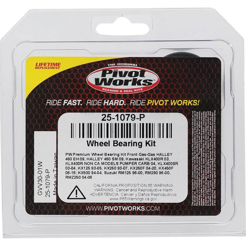 Pivot Works 25-1079-P - Gas-Gas, Kawasaki, Suzuki Wheel Bearing Kit Premium Bearings