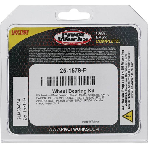 Pivot Works 25-1579-P - Eton, Yamaha Wheel Bearing Kit Premium Bearings