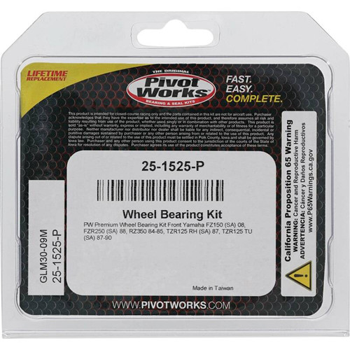 Pivot Works 25-1525-P - Yamaha Wheel Bearing Kit Premium Bearings