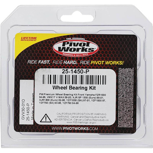 Pivot Works 25-1450-P - Yamaha Wheel Bearing Kit Premium Bearings