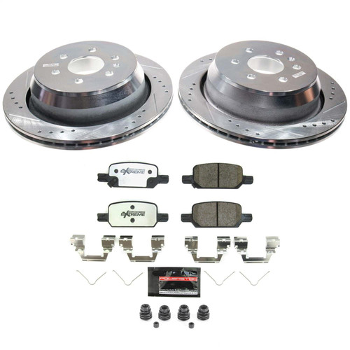 PowerStop K8761-36 - Power Stop 21-22 Chevrolet Colorado Rear Z36 Truck & Tow Brake Kit