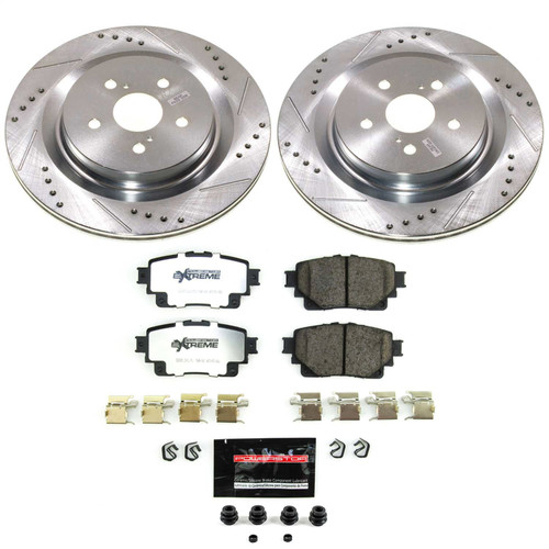 PowerStop K8773-36 - Power Stop 20-22 Toyota Highlander Rear Z36 Truck & Tow Brake Kit