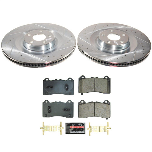 PowerStop K8745 - Power Stop 21-23 Ford Mustang Mach-E Front Z23 Evolution Brake Kit