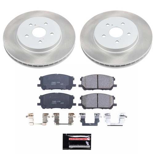 PowerStop SC196 - Power Stop 06-07 Toyota Highlander Front Semi-Coated Rotor Kit