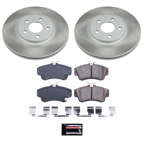 PowerStop SC1704 - Power Stop 01-10 Chrysler PT Cruiser Front Semi-Coated Rotor Kit