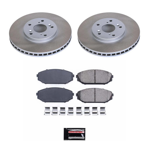 PowerStop SC2299 - Power Stop 99-04 Honda Odyssey Front Semi-Coated Rotor Kit