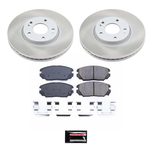 PowerStop SC4647 - Power Stop 06-10 Hyundai Sonata Front Semi-Coated Rotor Kit