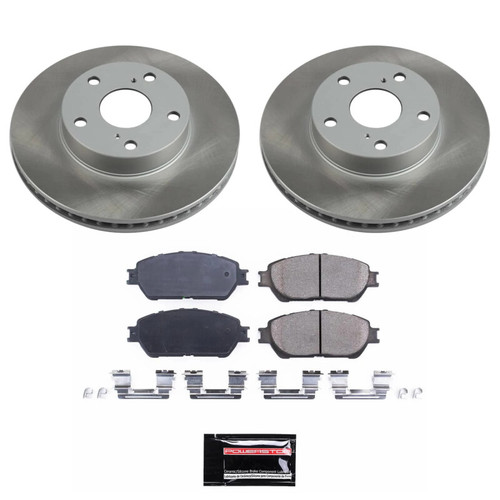 PowerStop SC5431 - Power Stop 05-15 Toyota Tacoma Front Semi-Coated Rotor Kit